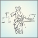 lady justice w: border