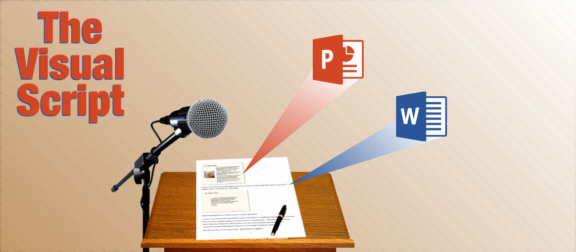 Merging PowerPoint and Word into a Visual Script